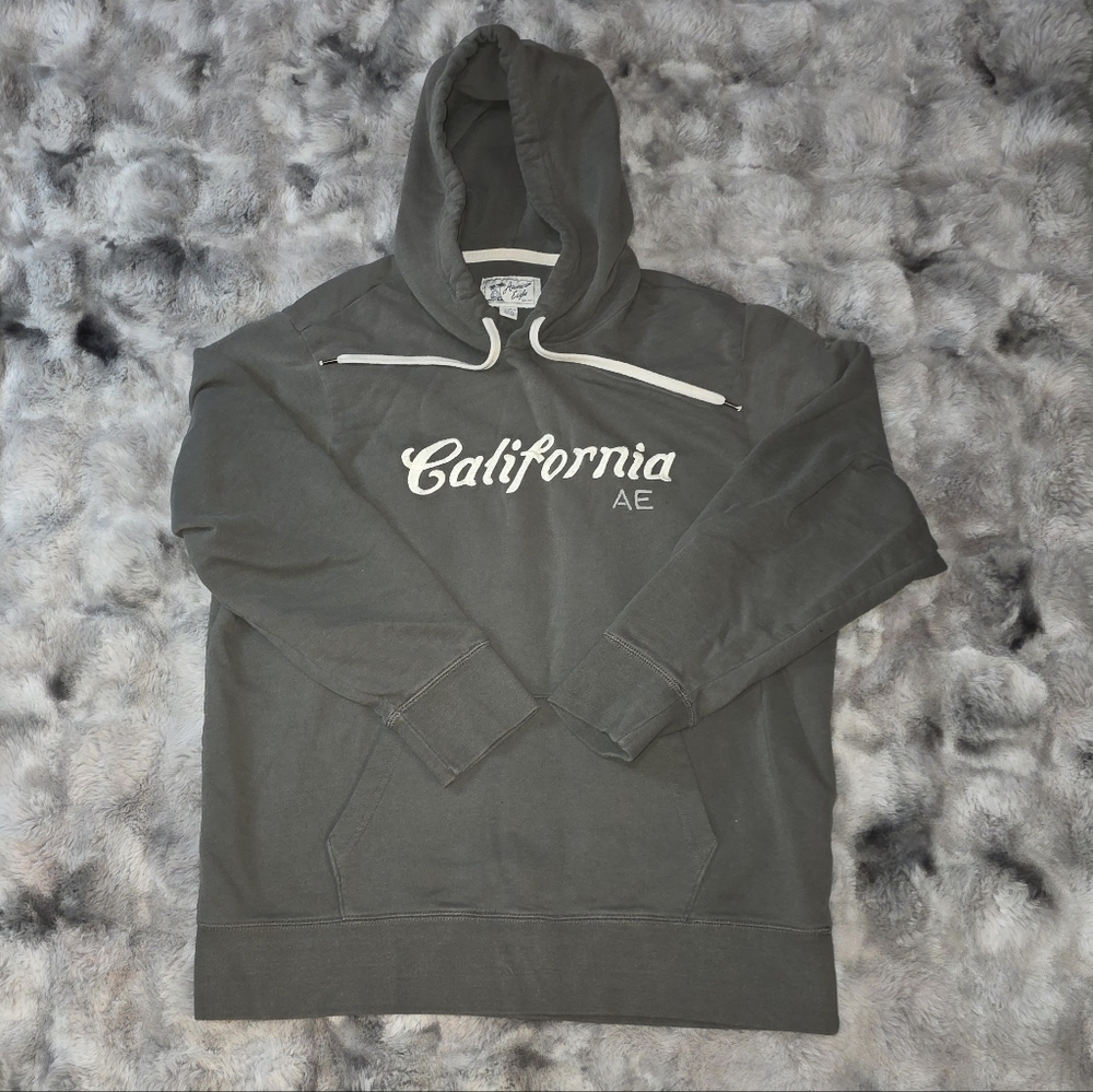 American Eagle Outfitters Dark Gray Men's Hoodie